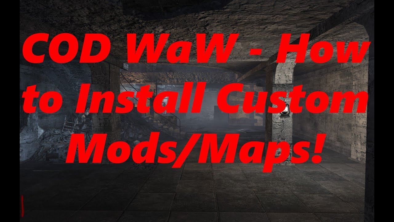 How to install cod waw custom zombie maps